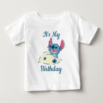 Stitch | Birthday Baby T-shirt by LiloAndStitch at Zazzle