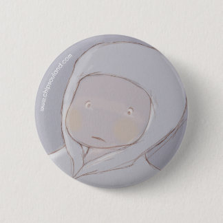 Stitch blue pinback button