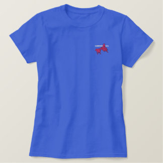 Stitch Cabernet CHA Femme Bleu Ocean Polo Rose