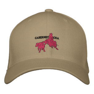 Stitch Cabernet CHA Kaki Casquette Rose Embroidered Baseball Hat