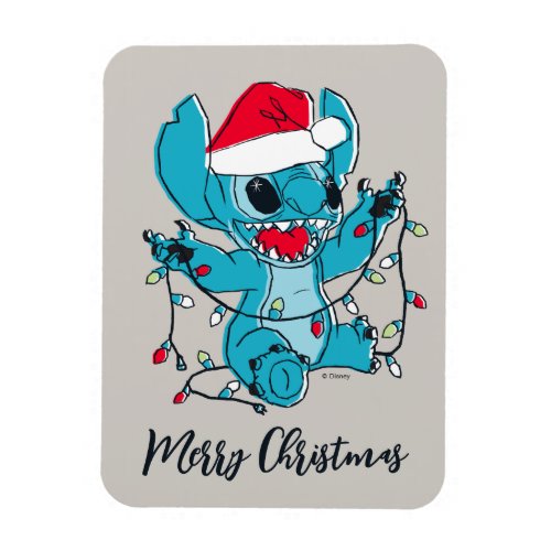 Stitch  Christmas Lights Magnet