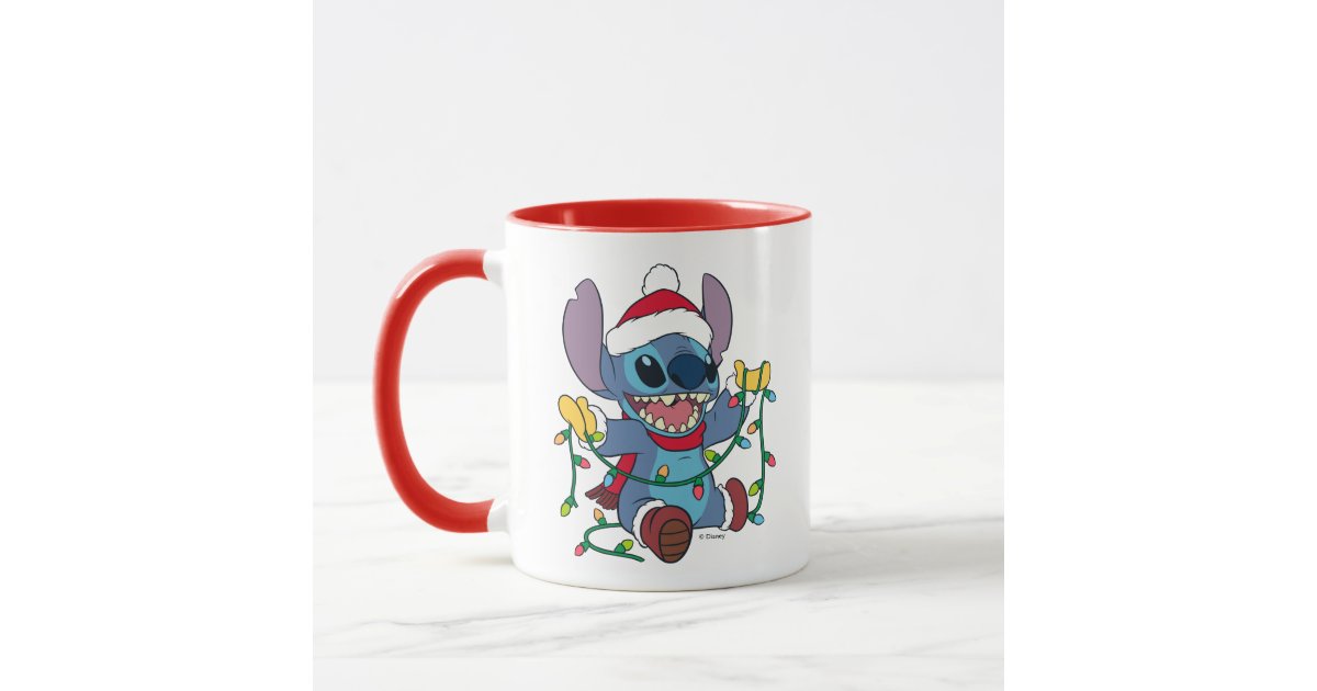 Disney Lilo and Stitch Angel & Stitch Dancing 15 Ounce Ceramic Mug
