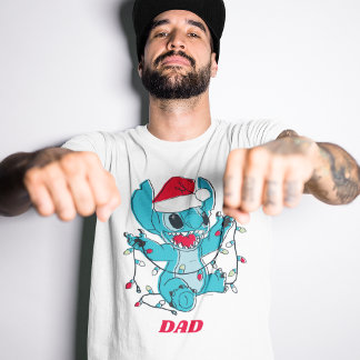 Stitch | Christmas Lights T-Shirt