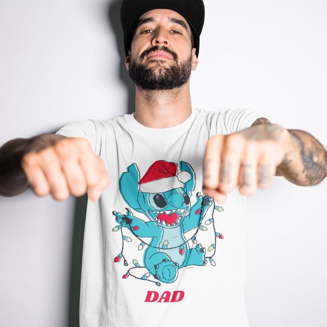 Stitch | Christmas Lights T-Shirt (Creator Uploaded)