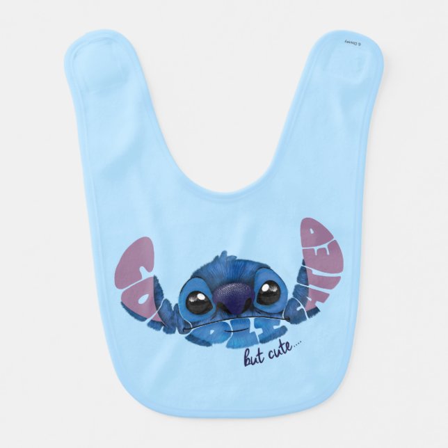 Stitch | Complicated But Cute 2 Baby Bib (Front)
