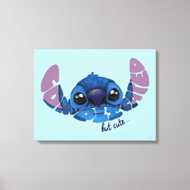 Stitch | Complicated But Cute 2 Canvas Print (Front)