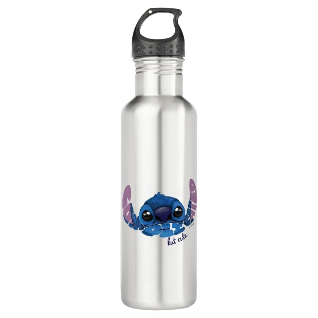 Stitch | Complicated But Cute 2 Stainless Steel Water Bottle (Front)