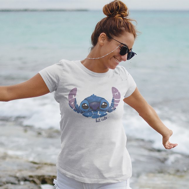 Stitch | Complicated But Cute 2 Tri-Blend Shirt (Person wearing t-shirt)