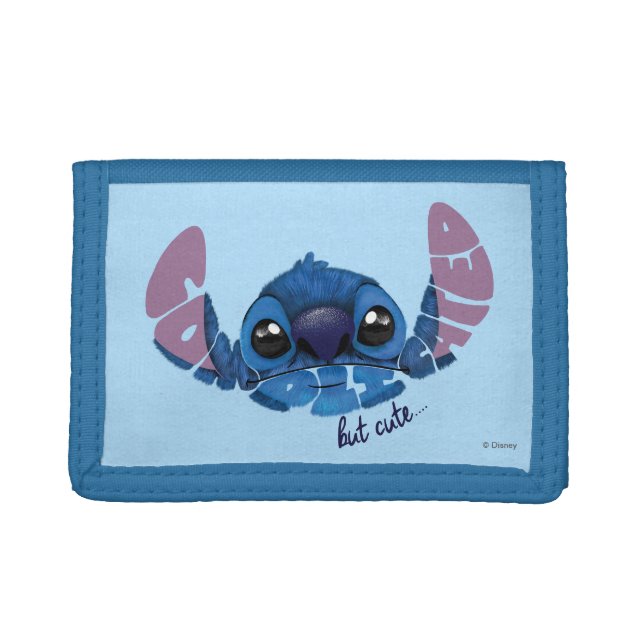 Stitch | Complicated But Cute 2 Trifold Wallet (Front)