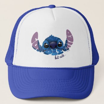 Stitch | Complicated But Cute 2 Trucker Hat by LiloAndStitch at Zazzle