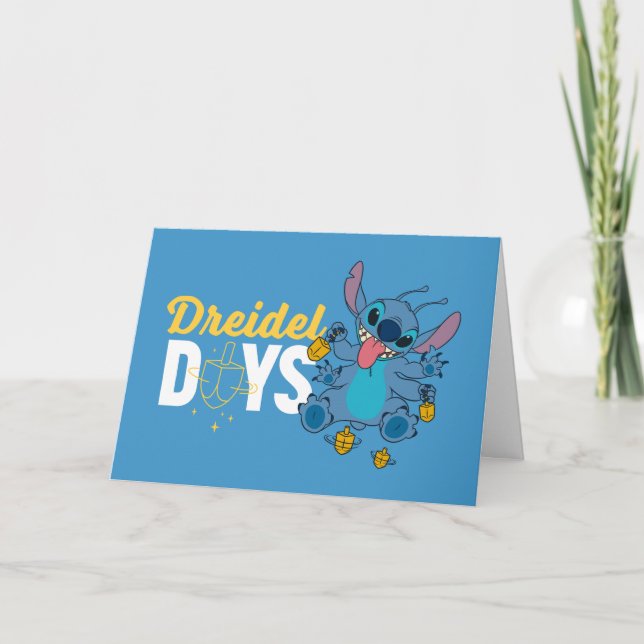 Stitch | Dreidel Days Card (Front)