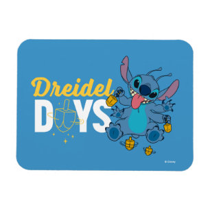 Stitch Dreidel Days Magnet
