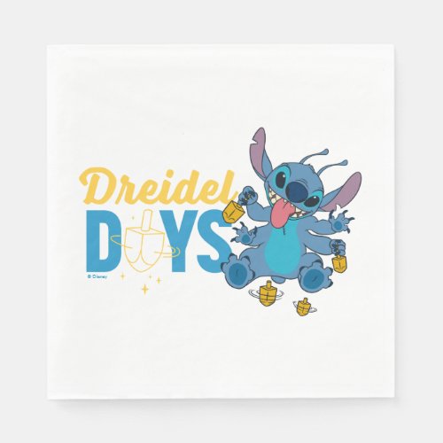 Stitch  Dreidel Days Napkins