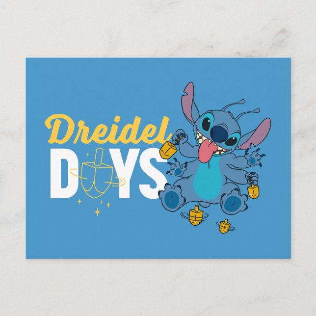 Stitch | Dreidel Days Postcard (Front)