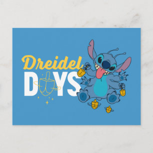 Stitch   Dreidel Days Postcard