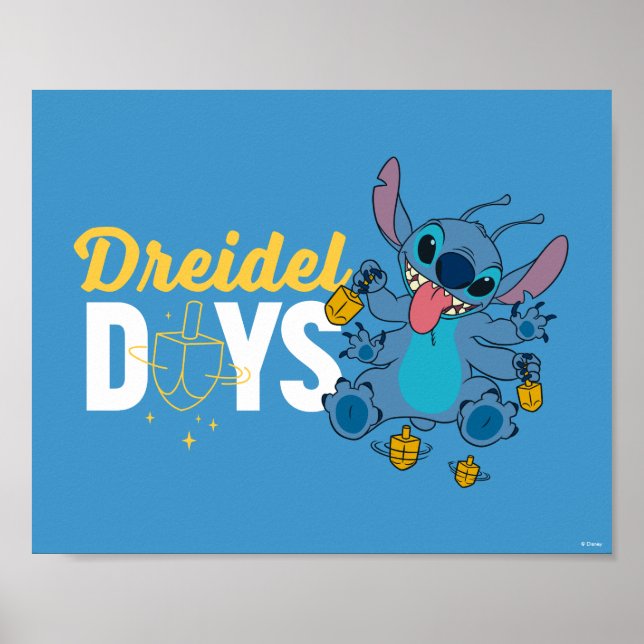 Stitch | Dreidel Days Poster (Front)