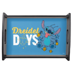 Stitch Dreidel Days Serving Tray