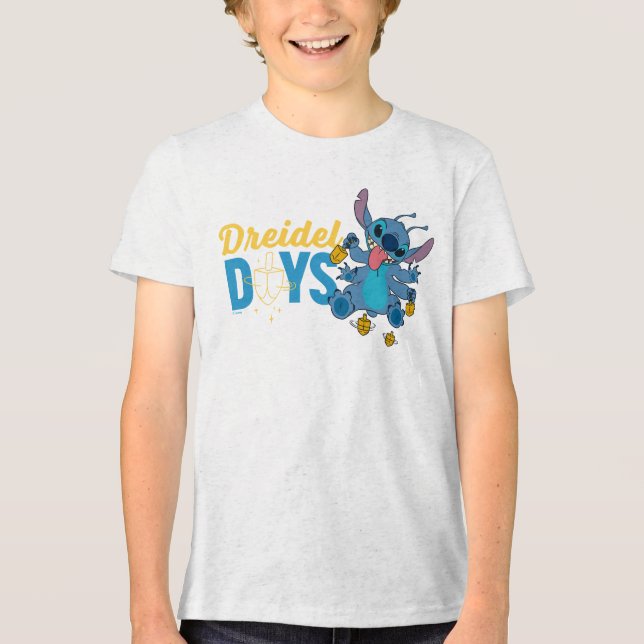 Stitch | Dreidel Days Tri-Blend Shirt (Front)