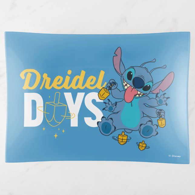 Stitch | Dreidel Days Trinket Tray (Front)