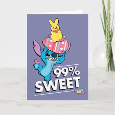 Stitch | Easter - 99% Sweet Card