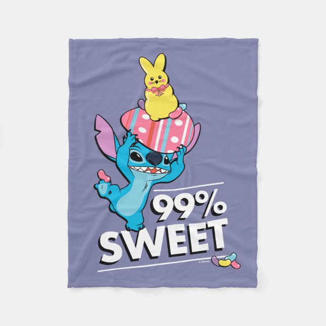 Stitch | Easter - 99% Sweet Fleece Blanket (Front)
