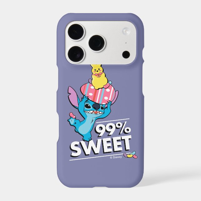 Stitch | Easter - 99% Sweet Iphone Case (Back)
