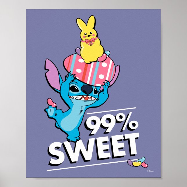 Stitch | Easter - 99% Sweet Poster (Front)