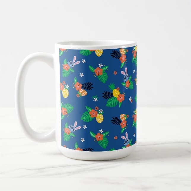 Stitch Easter Pattern Coffee Mug (Left)