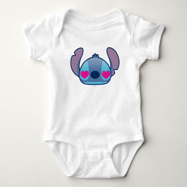 Stitch Emoji 2 Baby Bodysuit (Front)