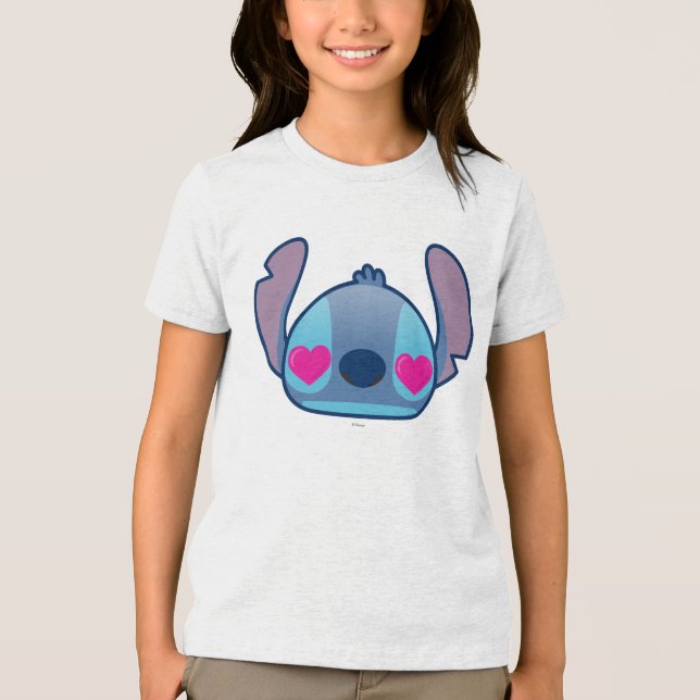 Stitch Emoji 2 Tri-Blend Shirt (Front)