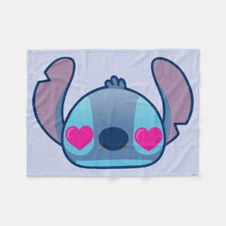 Stitch Emoji Fleece Blanket