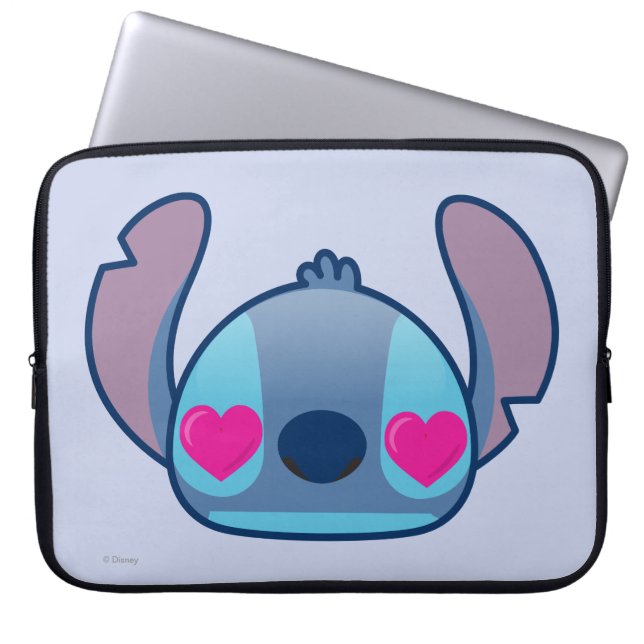 Stitch Emoji Laptop Sleeve (Front)