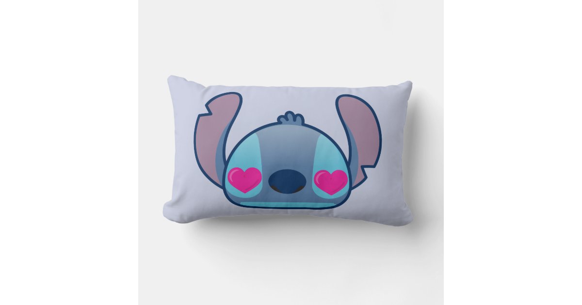 stitch emoji pillow