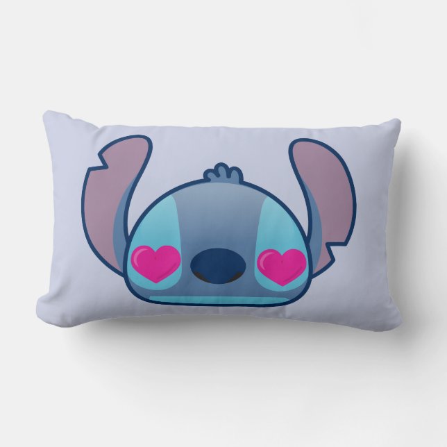 Stitch Emoji Lumbar Pillow (Front)