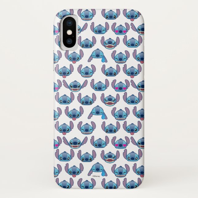 Stitch Emoji Pattern Case-Mate iPhone Case (Back)