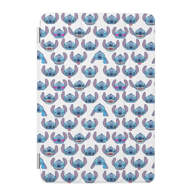 Stitch Emoji Pattern iPad Mini Cover (Front)