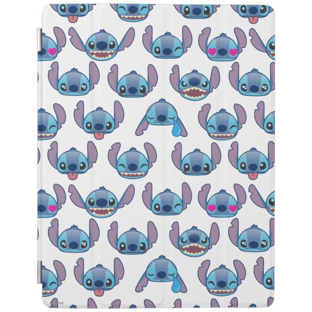 Stitch Emoji Pattern iPad Smart Cover (Front)