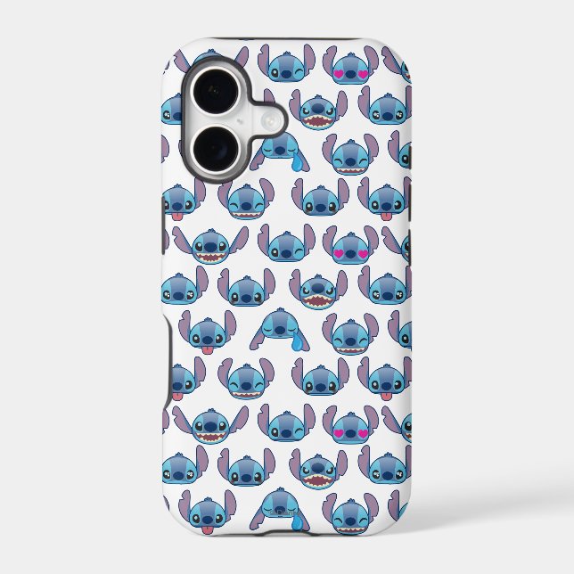 Stitch Emoji Pattern Iphone Case (Back)