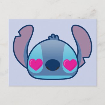 Stitch Emoji Postcard by LiloAndStitch at Zazzle