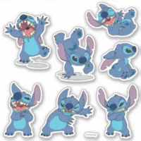 Stitch Emotive Pose Collection Sticker