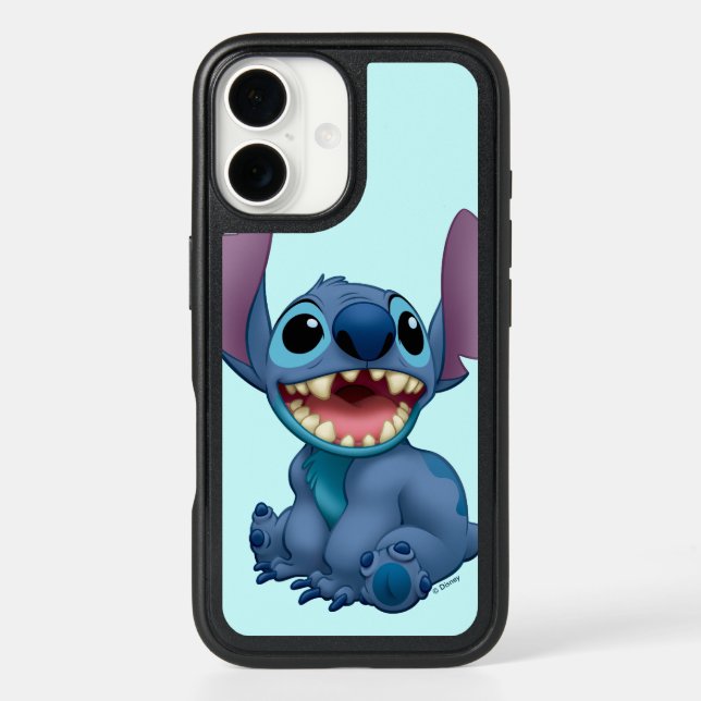 Stitch Excited - Show Your Enthusiasm! Otterbox iPhone Case (Back)
