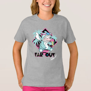 Stitch   Far Out Retro Graphic T-Shirt