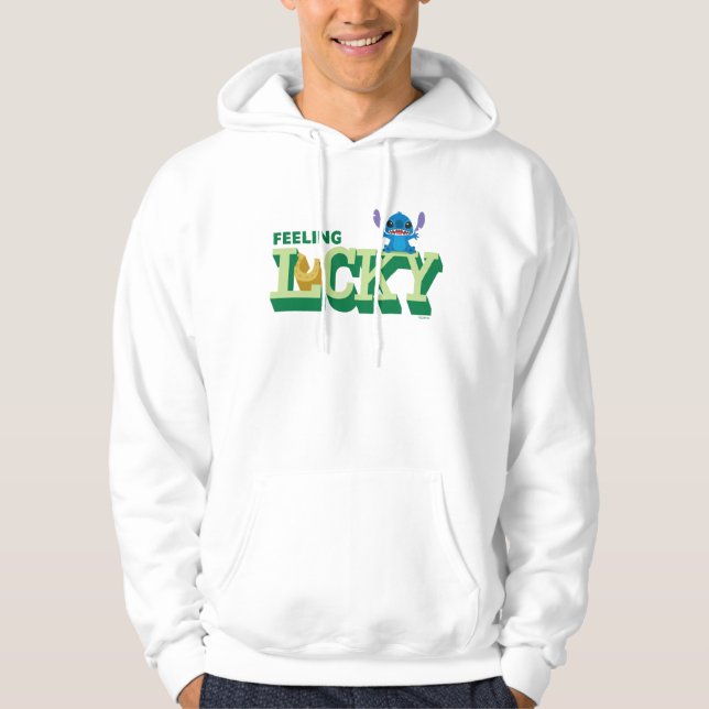 Stitch Feeling Lucky Hoodie (Front)