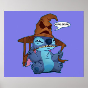 stitch funny art poster