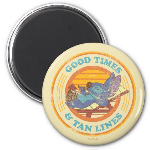 Stitch  Good Times  Tan Lines Magnet