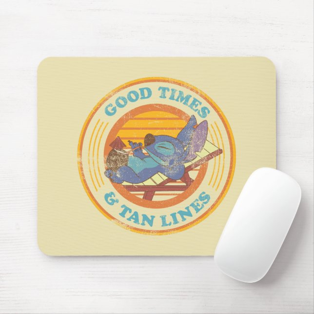 Stitch | Good Times & Tan Lines Mouse Pad (With Mouse)