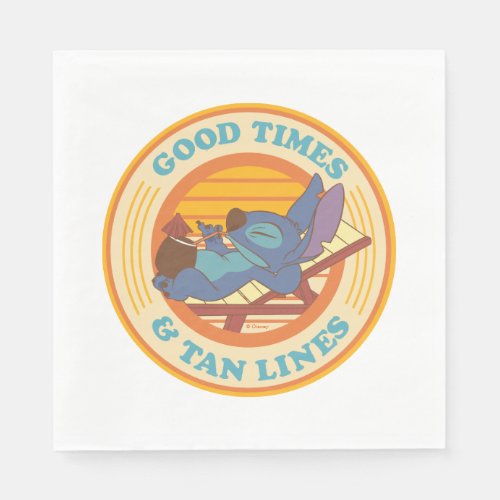 Stitch  Good Times  Tan Lines Napkins