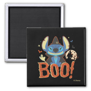 Stitch Halloween Boo Magnet