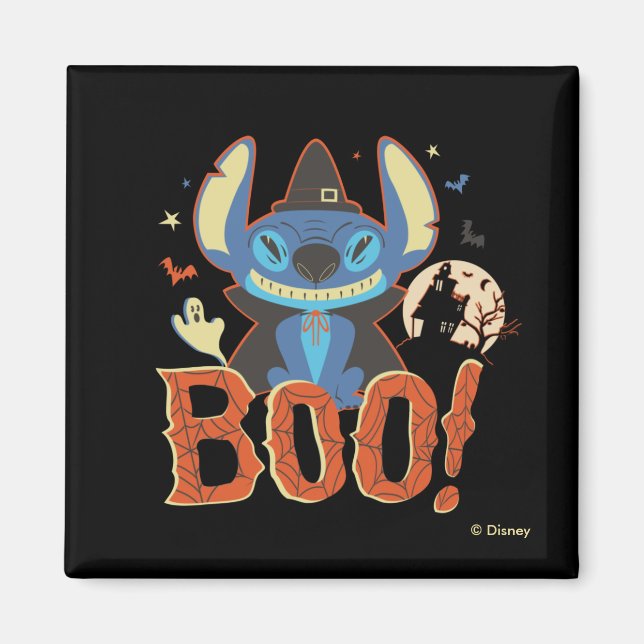 Stitch Halloween Boo Magnet (Front)