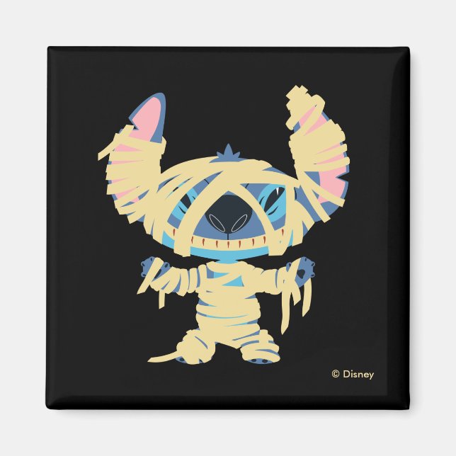Stitch Halloween Mummy Magnet (Front)